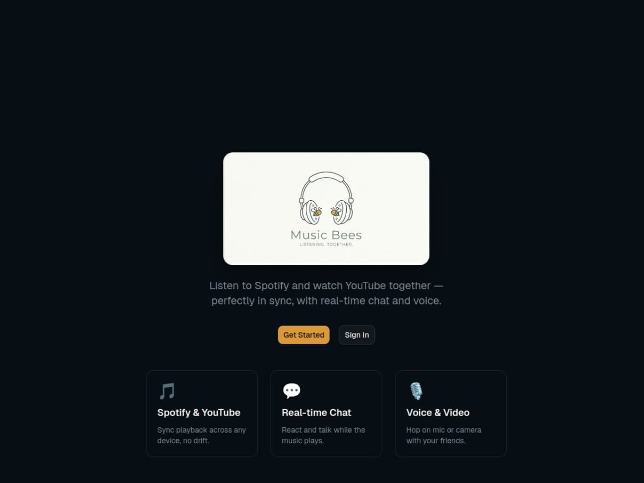Music Bees — Listen Together